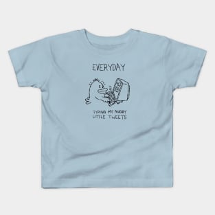 Angry Little Tweets Kids T-Shirt